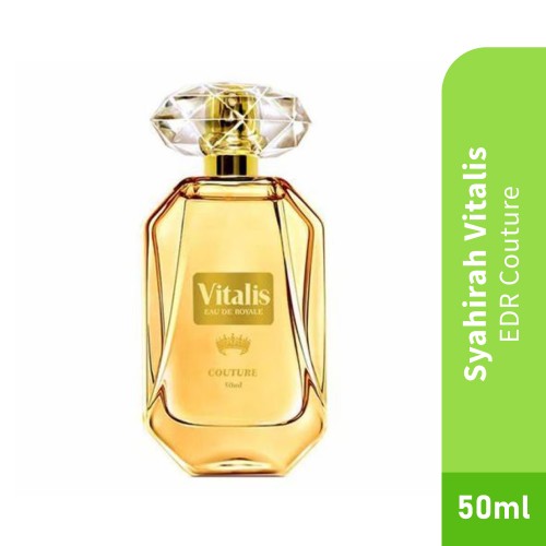 SYAHIRAH Vitalis EDR Couture 50ml with Floral, Vanilla, Apple Fragrance, Perfume, Pewangi, 香水