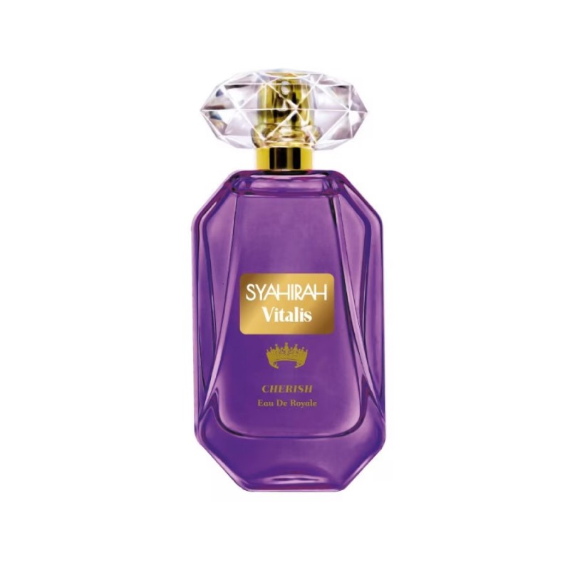 SYAHIRAH Vitalis EDR Cherish 50ml with Rose, Berry, Vanilla, Lychee Fragrance, Perfume, Pewangi, 香水
