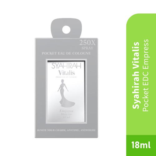 SYAHIRAH Vitalis Pocket Perfume EDC Empress 18ml, Perfume Pocket, Pewangi, Perfume, Fragrance, 香水