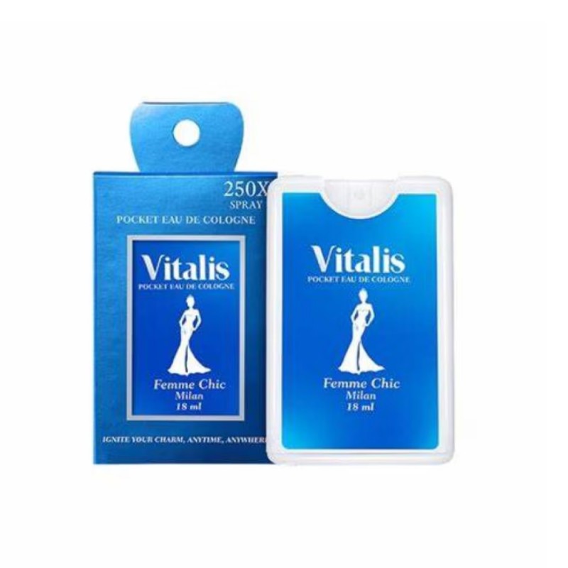 SYAHIRAH Vitalis Pocket Perfume EDC Femme Chic 18ml, Perfume Pocket, Pewangi, Perfume, Fragrance, 香水