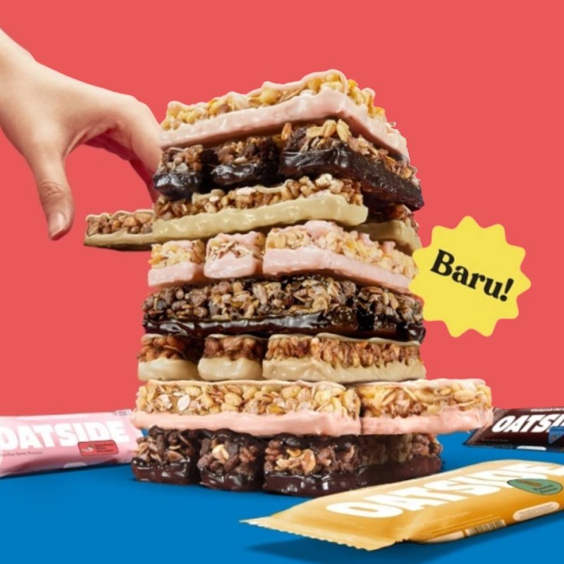 OATSIDE Cereal Bar 18g - Strawberry White Chocolate, Oatside Bar, Snacks, Energy Bar, Protein Bar, 零食
