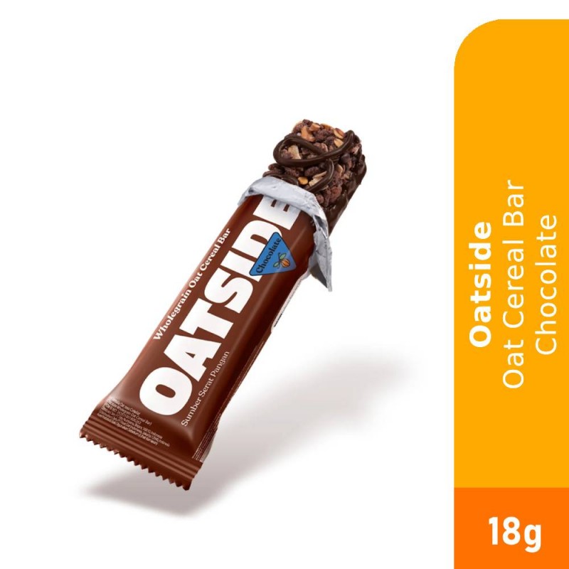 OATSIDE Cereal Bar 18g - Chocolate, Oatside Bar, Snacks, Energy Bar, Protein Bar, 零食