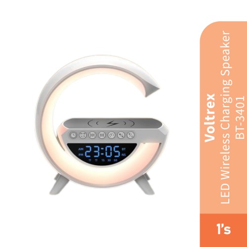 VOLTREX Led Wireless Charger Speaker Bluetooth BT-3401