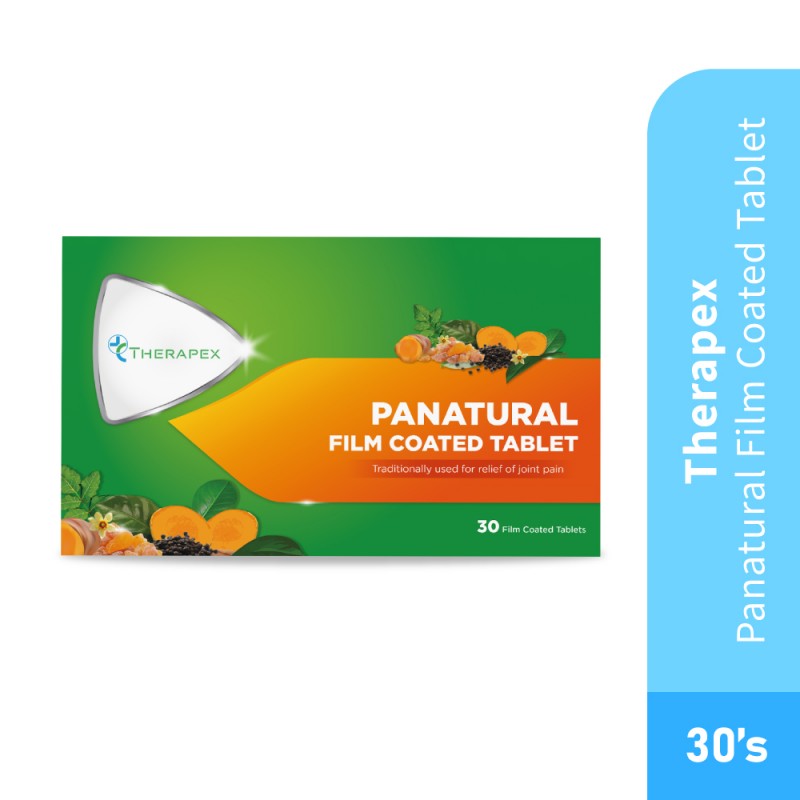 THERAPEX Panatural Film Coated Tablet 30's for Joint Repair Supplement, Ubat Sakit Sendi, Turmeric Supplement
