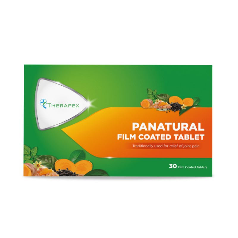 THERAPEX Panatural Film Coated Tablet 30's for Joint Repair Supplement, Ubat Sakit Sendi, Turmeric Supplement