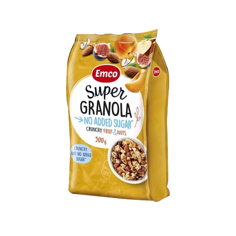 EMCO Premium Granola Sugar Free Fruit 500g Snack Halal, Kekacang, Keropok, Snacks, Kudap Kudap, 零食