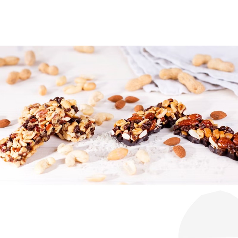 EMCO Gluten Free Snack Granola Bar Dark Chocolate 28g X 5's for Energy Bar, Snacks, Protein Bar, 零食