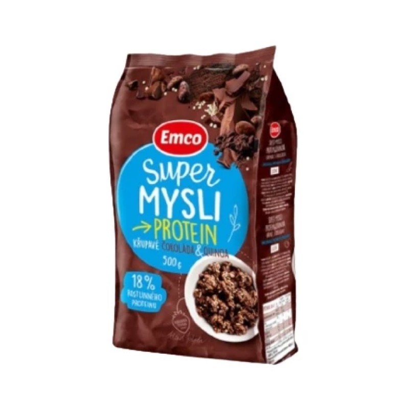 EMCO Premium Granola Choc & Quinoa 500g Snack Halal, Kekacang, Keropok, Snacks, Kudap Kudap, 零食