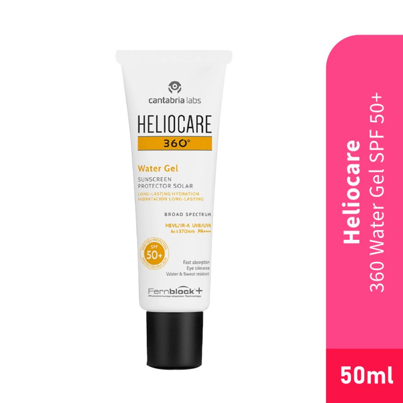 HELIOCARE 360 Water Gel Sunscreen Spf50 Pa++++ 50ml Sunblock, Suncreen, Sunblock Waterproof, Sunsreen