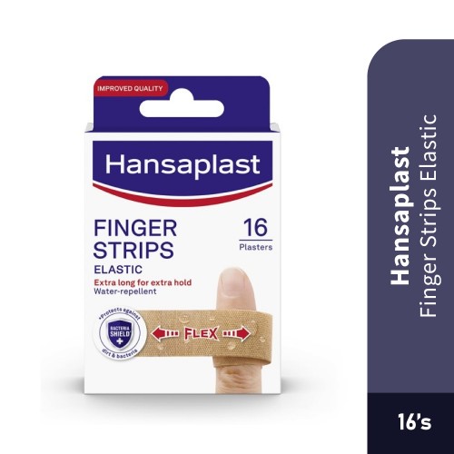 HANSAPLAST 76861 FINGER STRIPS ELASTIC 16'S