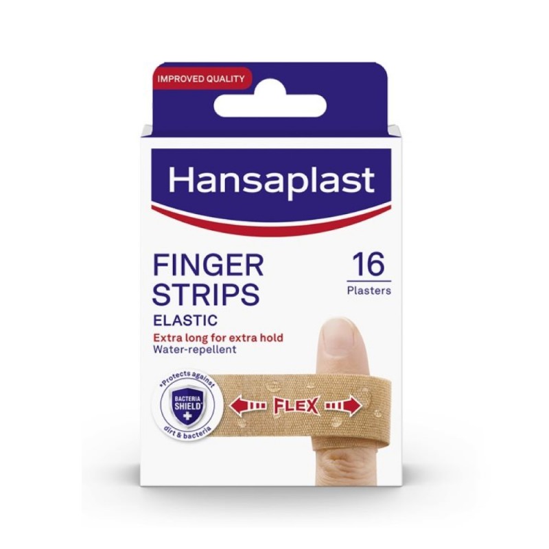 HANSAPLAST 76861 FINGER STRIPS ELASTIC 16'S
