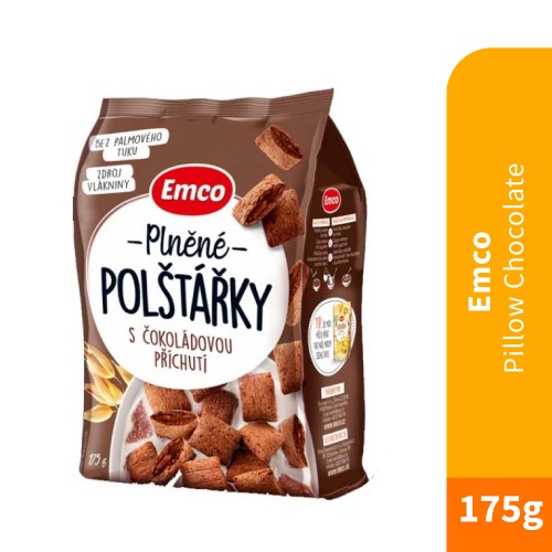 EMCO Pillow Biscuit Chocolate 175g Biskut Bantal, Snack Halal, Keropok, Jajan, Makanan Ringan, 零食