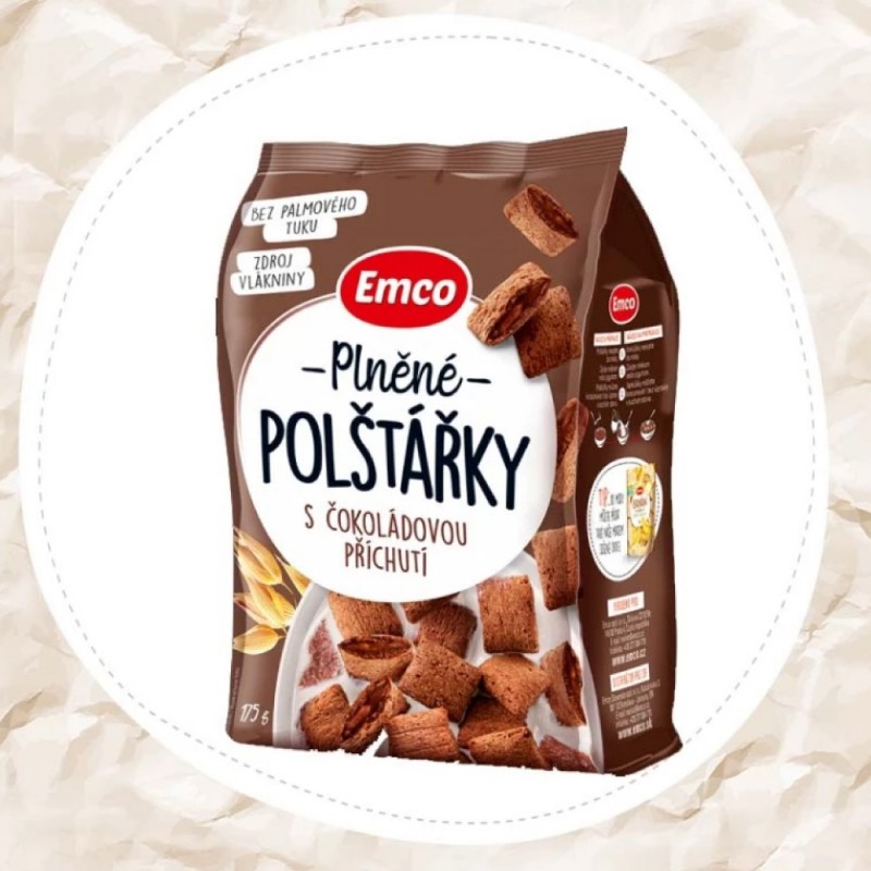 EMCO Pillow Biscuit Chocolate 175g Biskut Bantal, Snack Halal, Keropok, Jajan, Makanan Ringan, 零食