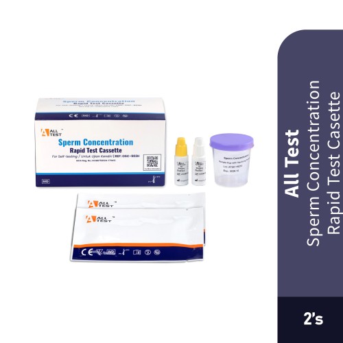 ALLTEST Sperm Concentration Rapid Test Casette 2 Test for Fertility Test Kit, Sperm Test Kit Home