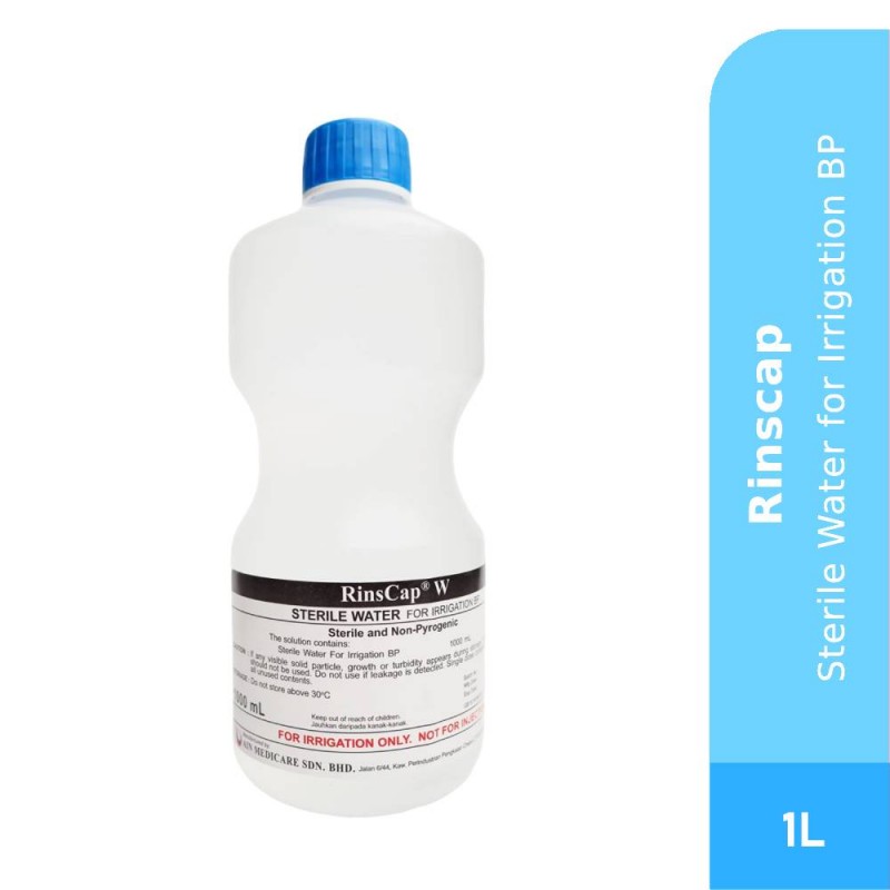 RINSCAP Sterile Water For Irrigation BP 1L