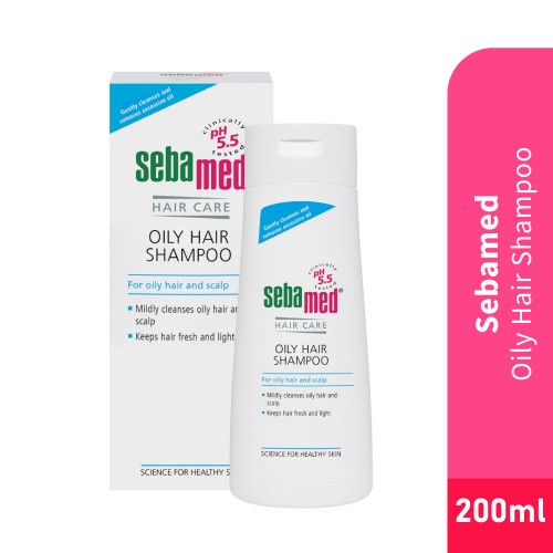 SEBAMED Oily Hair Shampoo 200ml Sebamed Shampoo, Shampoo Kulit Rambut Berminyak, Hair Shampoo, 洗发水