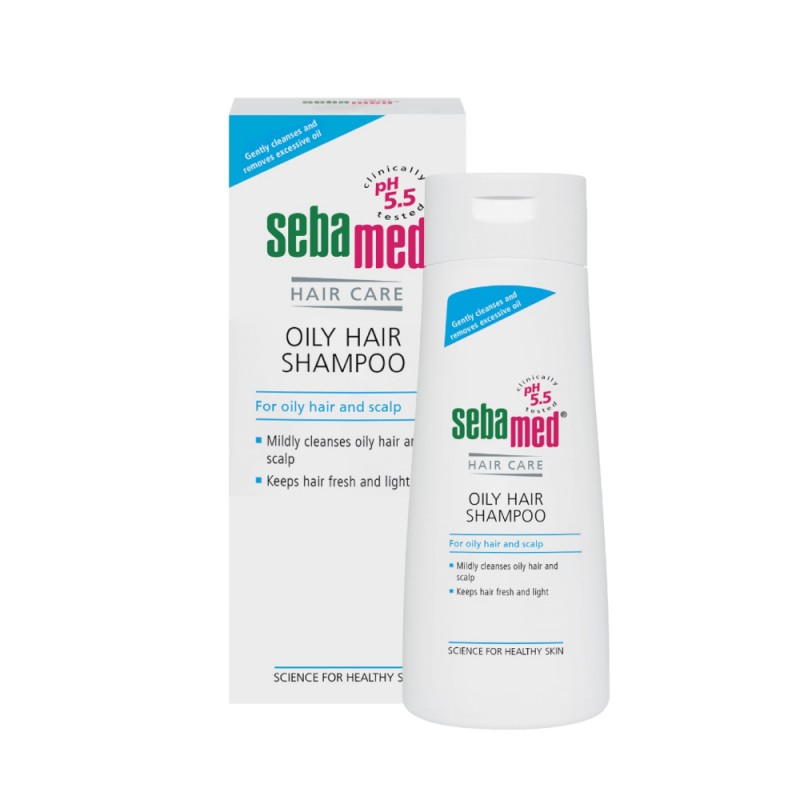 SEBAMED Oily Hair Shampoo 200ml Sebamed Shampoo, Shampoo Kulit Rambut Berminyak, Hair Shampoo, 洗发水