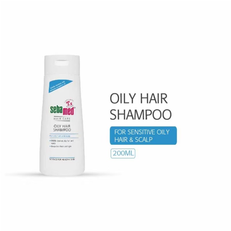SEBAMED Oily Hair Shampoo 200ml Sebamed Shampoo, Shampoo Kulit Rambut Berminyak, Hair Shampoo, 洗发水