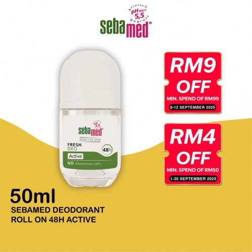SEBAMED DEODORANT ROLL-ON ACTIVE 50ML