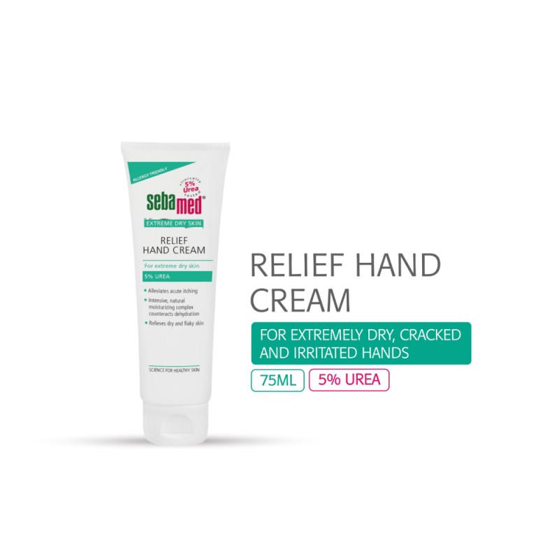 SEBAMED EDS RELIEF HAND CREAM 5% UREA 75ML