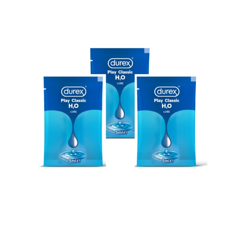 DUREX Lubricant Classic Lube 5ml 3's Durex Pelincir Lubricant, Lubricant Pelincir