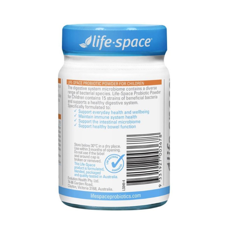 LIFE SPACE Probiotic for Children Oral Powder 60g Serbuk Probiotik Kanak Kanak, Digestive Enzyme, Lifespace