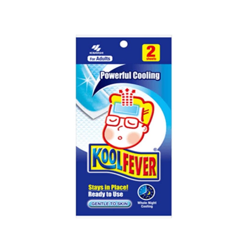 Kool Fever Adult 2's Fever Patch, Cooling Patch, Cool Fever, Ubat Demam