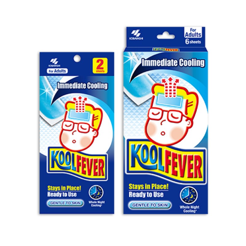 Kool Fever Adult 2's Fever Patch, Cooling Patch, Cool Fever, Ubat Demam