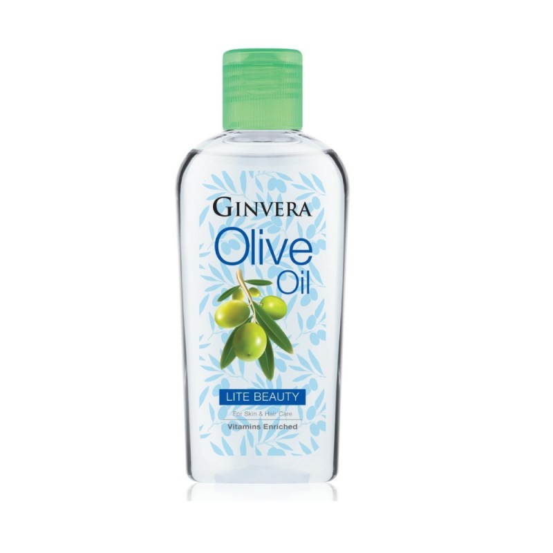 GINVERA Lite Beauty Olive Oil 75ml, MInyak Zaitun Original, Olive Oil Extra Virgin, Pure Olive Oil