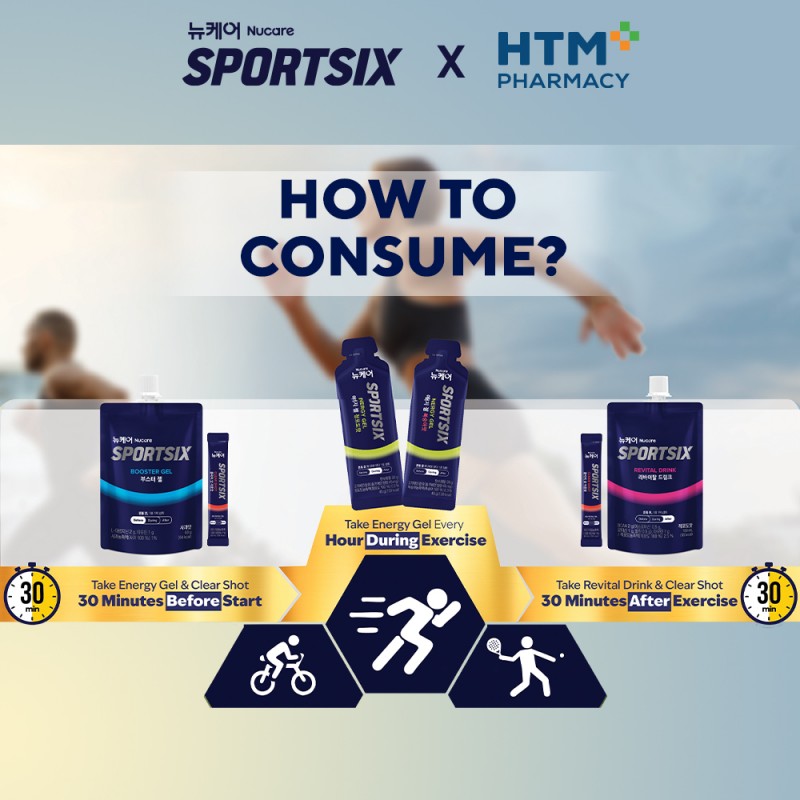 SPORTSIX Energy Gel Grape 45g X 8's for Energy Booster, Energy Gel Running, Tambah Tenaga