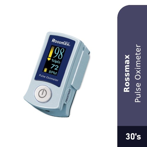 ROSSMAX Fingertip Pulse Oximeter SB220 - SpO2, Pulse Rate Monitoring, Oxygen Meter