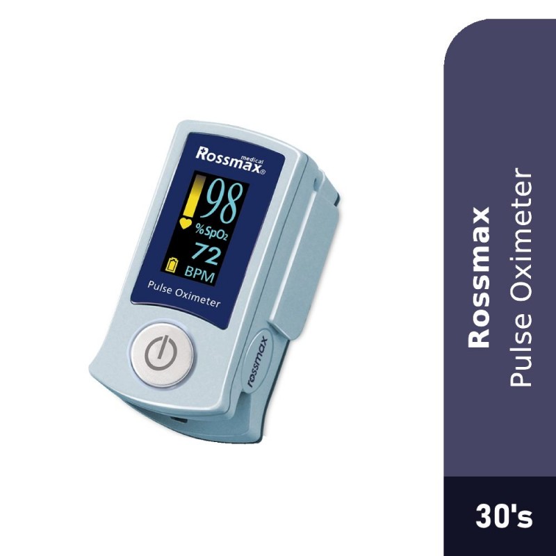 ROSSMAX Fingertip Pulse Oximeter SB220 - SpO2, Pulse Rate Monitoring, Oxygen Meter