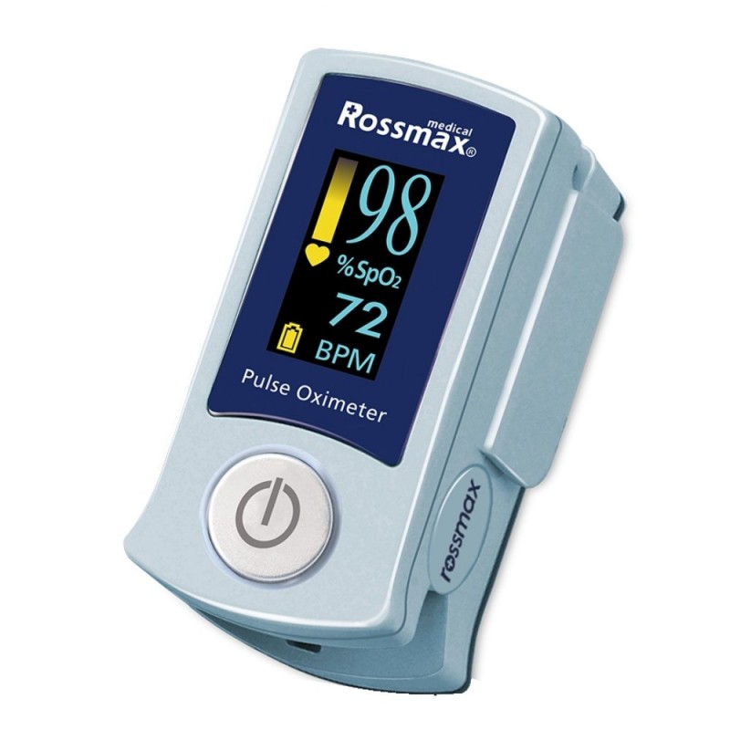 ROSSMAX Fingertip Pulse Oximeter SB220 - SpO2, Pulse Rate Monitoring, Oxygen Meter