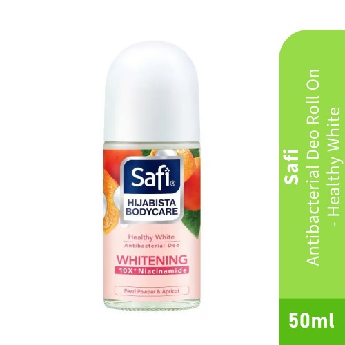 SAFI Antibacterial Deo Roll On 50ml - Healthy White Deodorant Safi, Ketiak Wangi Deodorant