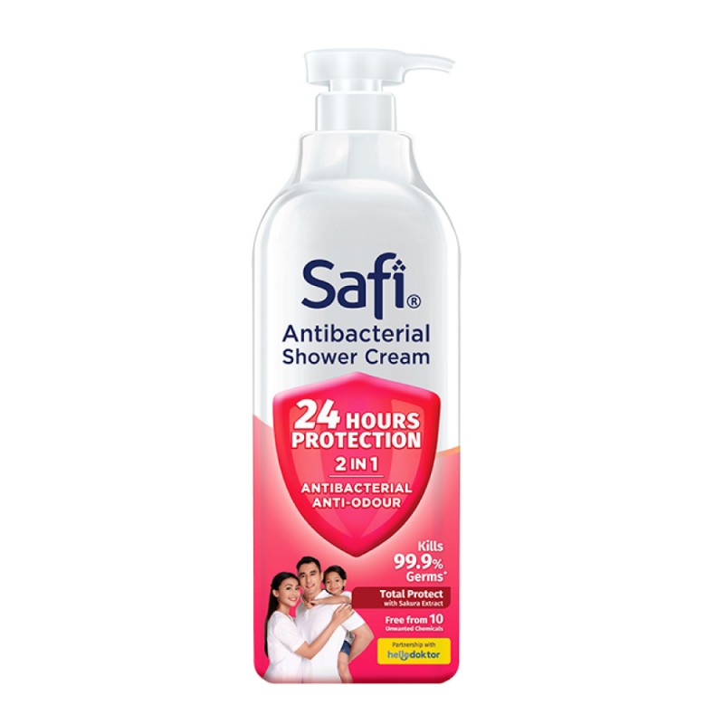 SAFI Shower Fresh Clean 450g - Total Protect, Body Wash, Shower Gel, Sabun Mandi, Sabun Badan