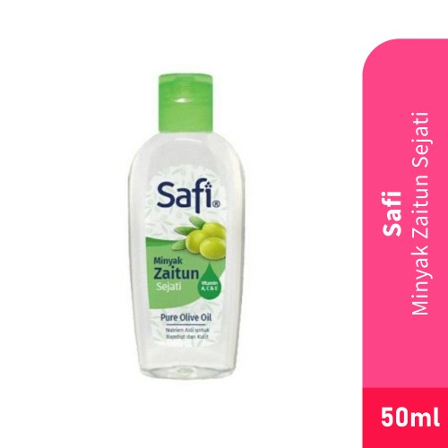 SAFI Minyak Zaitun Sejati 50ml for Pure Olive Oil, Minyak Zaitun Original, Olive Oil