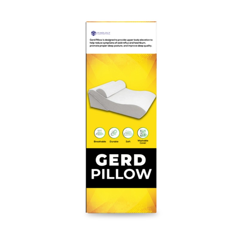 Spinology Gerd Pillow for Bantal Gerd, Bantal Tidur, Ergonomic Pillow, Sleeping Pillow