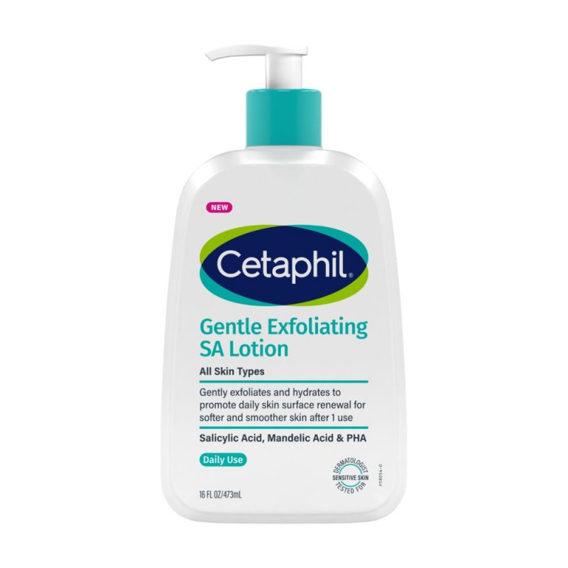 CETAPHIL Gentle Exfoliating Salicylic Acid Lotion 236ml / 473ml Cetaphil Lotion, Cetaphil Moisturizer