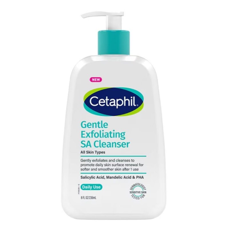 CETAPHIL Gentle Exfoliating Salicylic Acid Cleanser 236ml Cetaphil Cleanser, Face Wash, Face Cleanser