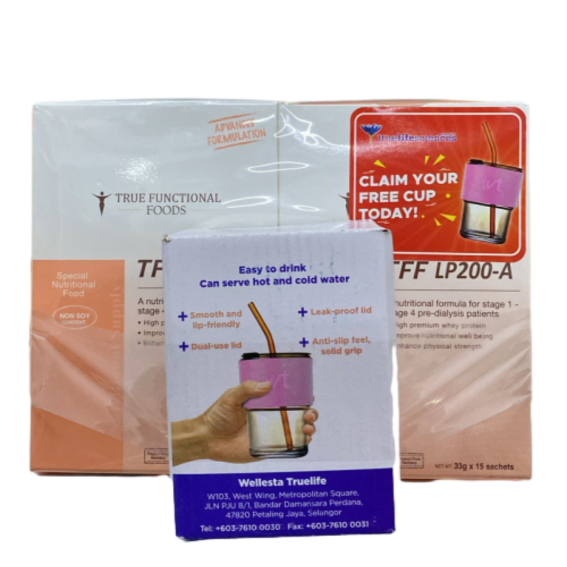 True Functional Foods TFF LP200-A 15's X 2 for Stage 1-4 Pre-Dialysis Patient (Promo Pack)