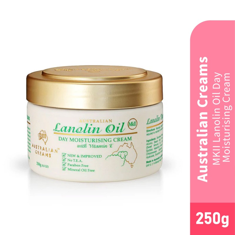 [CLEARANCE] AUSTRALIAN CREAM MK II Lanolin Oil Day Moisturizing Cream 250g Eczema Cream (EXP: 3/2026)