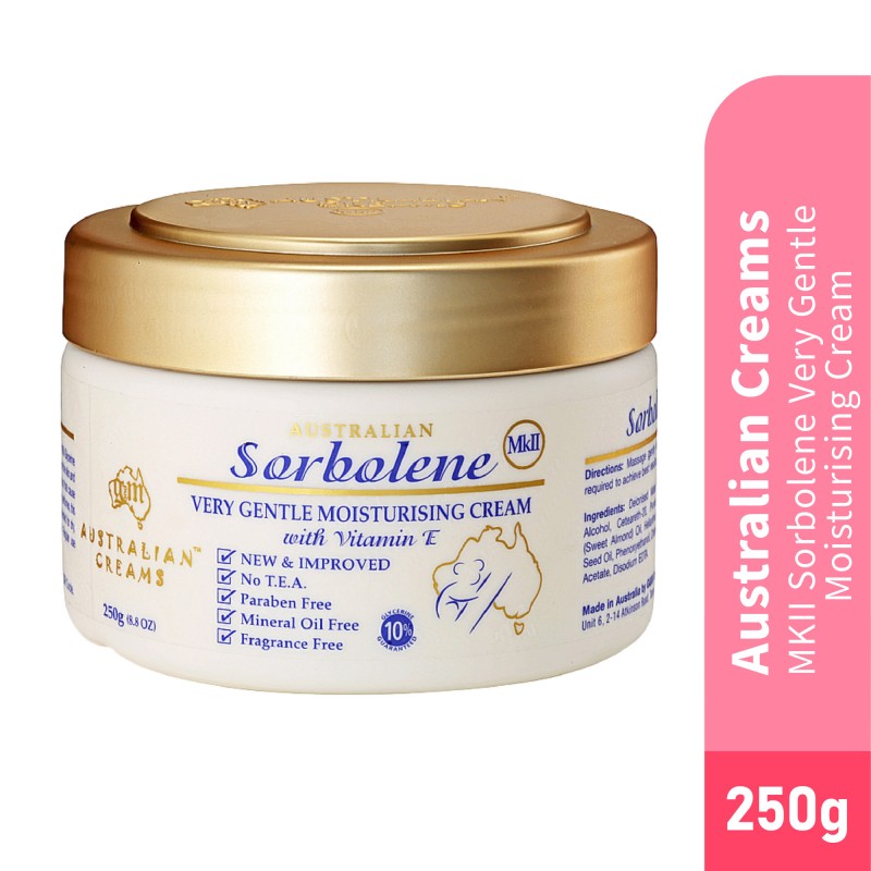 AUSTRALIAN CREAM MK II Sorbolene Very Gentle Moisturizing Cream 250g For Eczema, Dry Skin