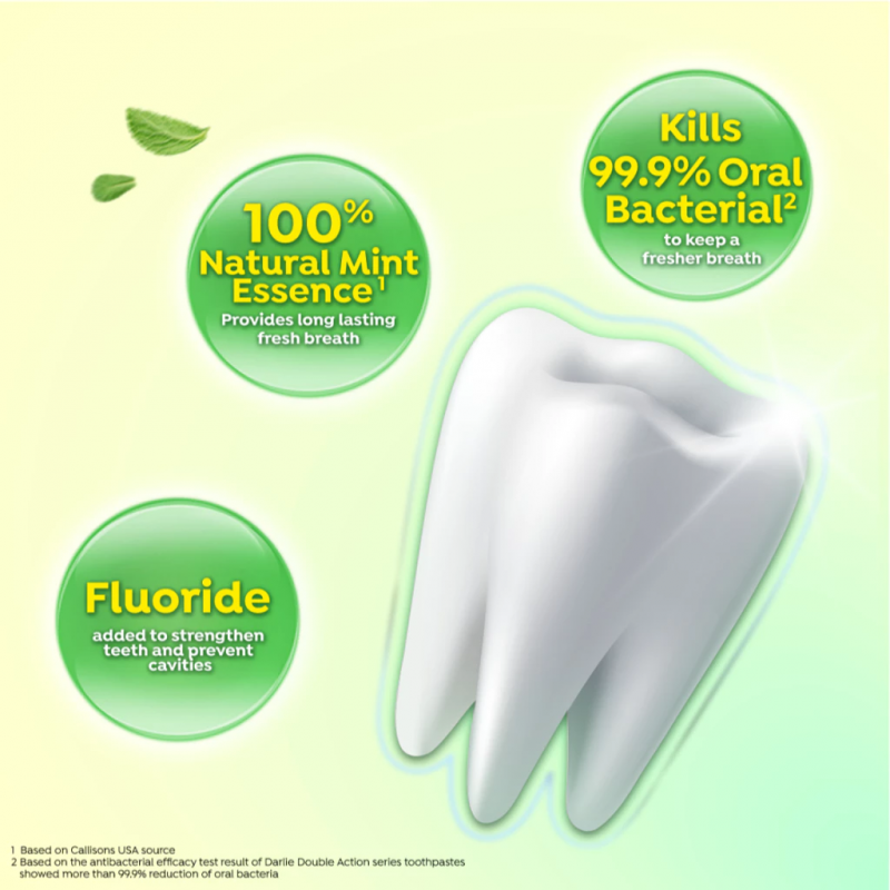 DARLIE Double Action Multi Care 225g X 2's for Darlie Toothpaste, Ubat Gigi, 牙膏