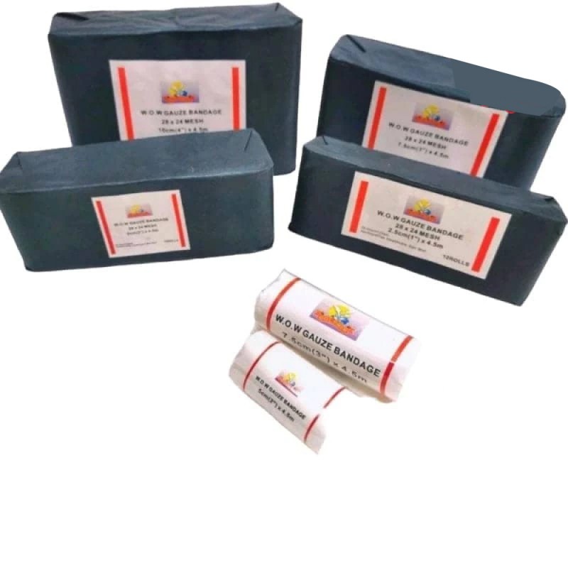 WOW Bandage Dressing 5cm X 4.5m 1's for Bandage Wrap, Pembalut Luka