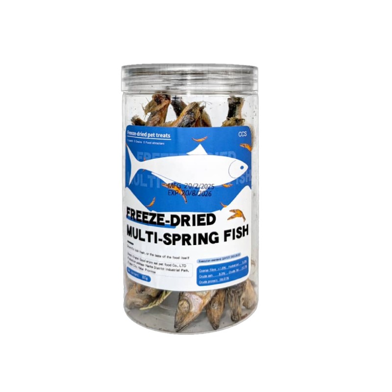 LILIEN Freeze Dried Multi Spring Fish Cat Snack 80g for Cat Food, Cat Snack, Cat Treat