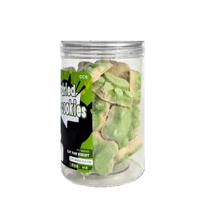 LILIEN Freeze Dried Cat Paw Cookies Cat Snack 80g for Cat Food, Cat Snack, Cat Treat