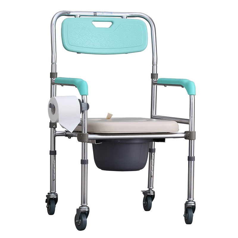 MAXWELL Aluminium Commode Chair with Wheels (FST7800W) Kerusi Tandas Duduk, Tandas Duduk Mudah Alih