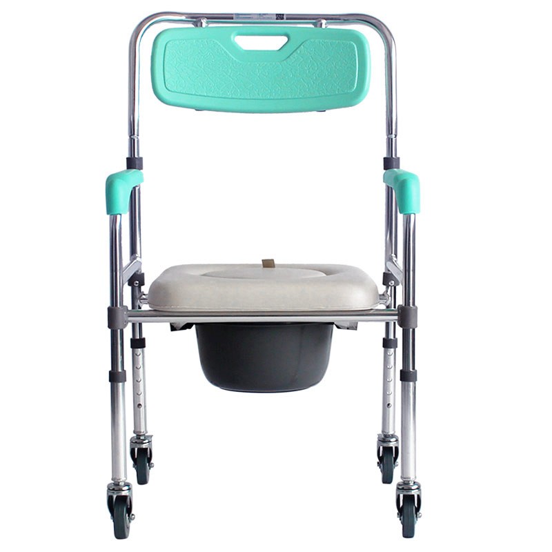 MAXWELL Aluminium Commode Chair with Wheels (FST7800W) Kerusi Tandas Duduk, Tandas Duduk Mudah Alih