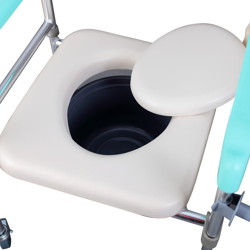 MAXWELL Aluminium Commode Chair with Wheels (FST7800W) Kerusi Tandas Duduk, Tandas Duduk Mudah Alih