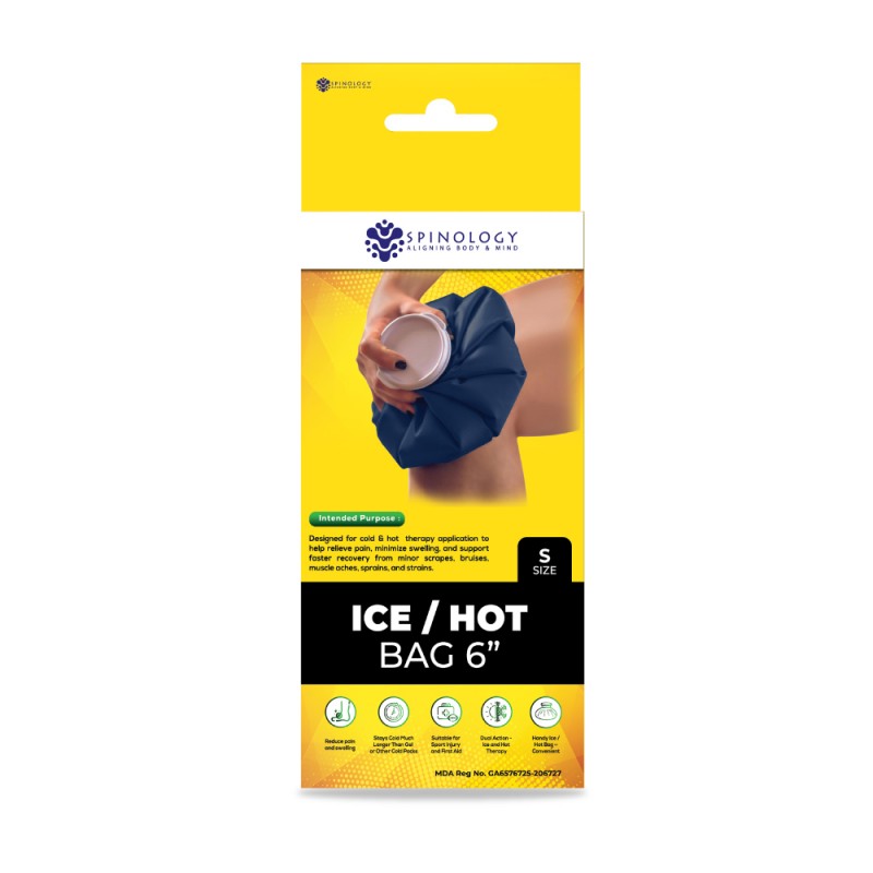 SPINOLOGY Ice/Hot Bag 1's for Hot Water Bag, Ice Bag for Injury, Cold Pack, Beg Tuam